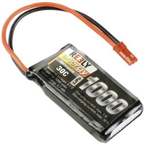 Reely Modellbau-Akkupack (LiPo) 3.7V 1000 mAh Zellen-Zahl: 1 30 C BEC-Buchse