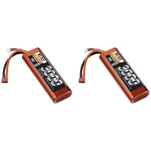 Reely Modellbau-Akkupack (LiPo) 7.4V 3000 mAh Zellen-Zahl: 2 20 C Stick Hardcase T-Buchse