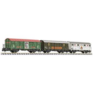 Liliput L260152 N 3er-Set Güterwagen Gos-uv 253  Hochprozentiges  LüP/LüK je Wagen 81 bzw. 78mm