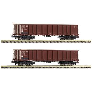 Fleischmann 830250 N 2er-Set Offene Güterwagen Eanos 052 der DB