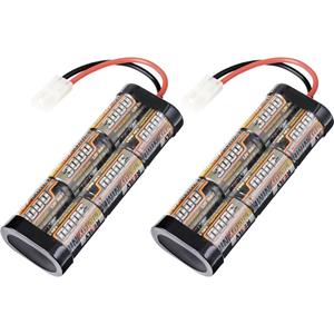 Reely NiMH accupack 7.2 V 3000 mAh Aantal cellen: 6 Stick Tamiya