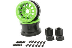 Axial 2.2 Method Beadlock Wheels - IFD Wheels - Green (2pcs) (AX31363)