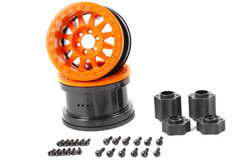 Axial 2.2 Method Beadlock Wheels - IFD Wheels - Orange (2pcs) (AX31364)