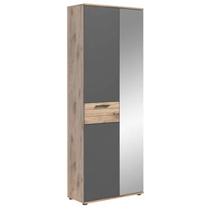 xonox.home Garderobenschrank »Mason« (Garderobe und Schuhschrank mit Spiegeltür, 70 x 200 cm) bis zu 9 Fächer, mit Soft-Close