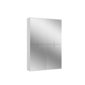 xonox.home Kompaktgarderobe »ProjektX« (Garderobe und Schuhschrank mit 8 Spiegeltüren, 122 x 193 cm) variable Inneneinteilung