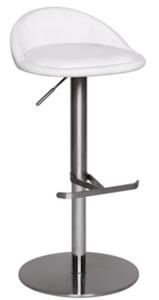 FineBuy Barhocker 36 x 35 cm Sitzfläche weiß