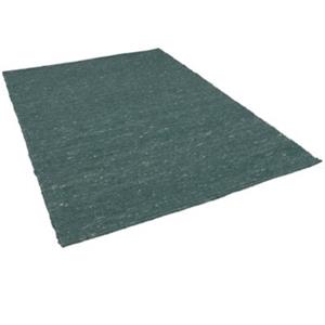 Pergamon Natur Teppich Wolle Yukon Teppiche petrol Gr. 60 x 90