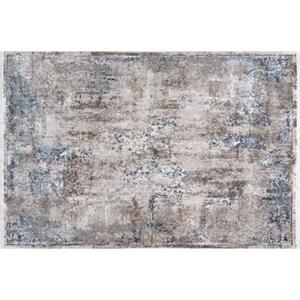 Carpetilla Designer Wohnzimmer Teppich Abstrakte Musterung Modern Creme Blau Richmond beige Gr. 85 x 150