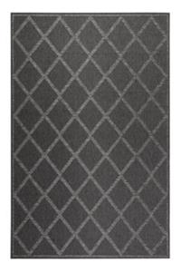 Esprit Outdoorteppich -  In & Outdoor Sparkle Outdoor (Rhomb) - 100 % Polypropylen - 5mm - pflegeleicht anthrazit Gr. 120 x 170