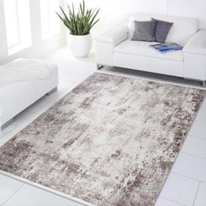 Carpetilla Designer Wohnzimmer Teppich Abstrakte Musterung Modern Rosa Creme Richmond beige Gr. 85 x 150