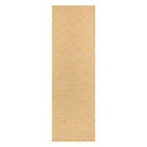 Carpet city Teppich Palm 3069 Gelb gelb Gr. 80 x 150
