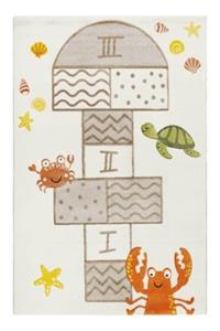 Esprit Kinderteppich -  Playground - 100% Polypropylen - 13mm - pflegeleicht beige Gr. 80 x 150