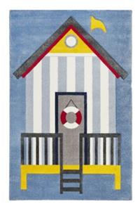 Esprit Kinderteppich -  Sea Castle - 100% Polypropylen - 13mm - pflegeleicht blau Gr. 80 x 150