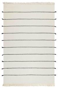 Esprit Kelim Teppich - 5mm - 2kg/m² - Naturfaser creme Gr. 80 x 150