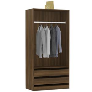 VidaXL Kleiderschrank Braun Eiche-Optik 100x50x200 cm Holzwerkstoff 