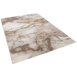 Pergamon Luxus Designer Teppich Carrara Marmor Optik Verlauf Teppiche beige Gr. 120 x 170