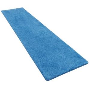 Snapstyle Hochflor Shaggy Läufer Teppich Palace Teppiche blau Gr. 100 x 100