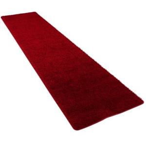 Snapstyle Hochflor Shaggy Läufer Teppich Palace Teppiche weinrot Gr. 80 x 160