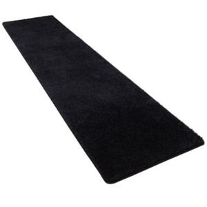 Snapstyle Hochflor Shaggy Läufer Teppich Palace Teppiche schwarz Gr. 100 x 100