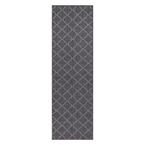 Carpet city Teppich Palm 3069 Graphit graphit Gr. 120 x 170