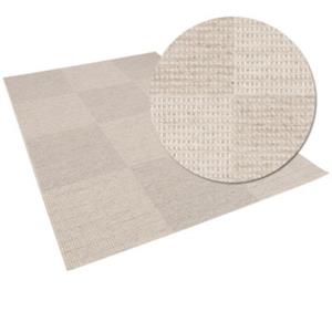 Pergamon Natur Teppich Flachgewebe Casa Karo Teppiche beige Gr. 80 x 150