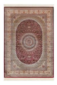 Wecon home Kurzflorteppich -  Täbriz - 100% Modal - 5 mm - pflegeleicht rot Gr. 200 x 290