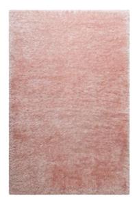 Homie LIVING Hochflorteppich -  Meran - 100% Polyester - 70mm - pflegeleicht rosa Gr. 133 x 200