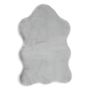 HOMCOM Kunstfell Hochflorteppich grau Gr. one size