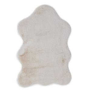 HOMCOM Kunstfell Hochflorteppich beige Gr. one size
