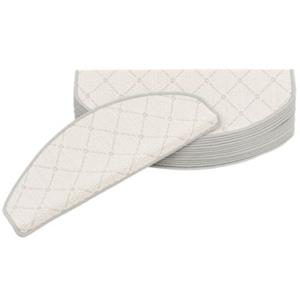 Pergamon Stufenmatte Oslo 15er-Set Teppiche hellgrau Gr. 24 x 65