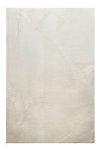 Homie LIVING Kurzflorteppich -  Villa Rosso - 100% Polyester - 15mm - pflegeleicht creme Gr. 80 x 150
