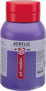 Talens Art Creation acrylverf flacon van 750 ml, permanentblauwviolet