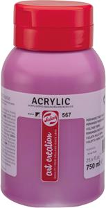 Talens Art Creation acrylverf flacon van 750 ml, permanentroodviolet