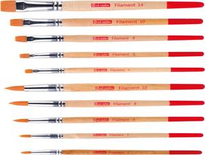 Talens Art Creation aquarelpenselen polyester assorti, set van 10 penselen