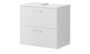 Waschbeckenunterschrank ¦ weiß ¦ Maße (cm): B: 60 H: 57 T: 39  - Möbel Kraft