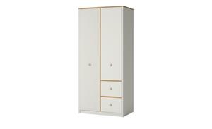 Kleiderschrank ¦ weiß ¦ Maße (cm): B: 85 H: 190 T: 58  - Möbel Kraft