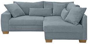 Home affaire Ecksofa Helena Luxus, mit besonders hochwertiger Polsterung für bis zu 140 kg pro Sitzfläche, auch in Cord-Bezug, incl. 2 Nierenkissen und 3 Zierkissen