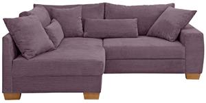 Home affaire Ecksofa Helena Luxus, mit besonders hochwertiger Polsterung für bis zu 140 kg pro Sitzfläche, auch in Cord-Bezug, incl. 2 Nierenkissen und 3 Zierkissen