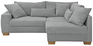 Home affaire Ecksofa Helena Luxus, mit besonders hochwertiger Polsterung für bis zu 140 kg pro Sitzfläche, auch in Cord-Bezug, incl. 2 Nierenkissen und 3 Zierkissen