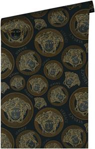 Versace Vliestapete "Wallpaper Versace 5 Medusakopf", leicht glänzend