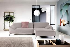 Places Of Style Ecksofa Marrero, mit Zierkissen