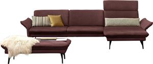 Himolla Ecksofa 1928, (Sofa mit oder ohne Hocker auswählen), ohne Hocker, Füße anthrazit