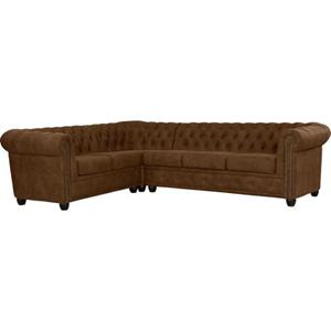 Premium Collection By Home Affaire Ecksofa Rysum, Chesterfield-Optik, langer Schenkel links oder rechts
