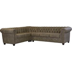 Home affaire Chesterfield-bank Rysum Chesterfield-look, lange zijde links of rechts