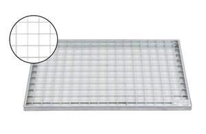 ACO Severin Ahlmann GmbH & Co. KG Fußmatte »ACO 60x40x2cm Maschenrost 30/30 Gitterrost Eingangsrost Normrost Abstreifer Rost verzinkt«, , rechteckig, Höhe 20 mm, widerstandsf&aum
