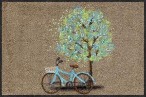 Salonloewe Fußmatte » RESTING TREE Fußmatte Wohnmatte 50 x 75 cm«, , Rechteckig, Höhe 7 mm, In- und Outdoor, waschbar bei 40° Grad in der Waschmaschine und tr
