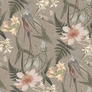Superfresco Easy Vliestapete "Superfresco Easy Vliestapete PARADISE GARDEN TAUPE", botanisch, Superfresco Easy Vliestapete PARADISE GARDEN TAUPE