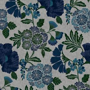 Superfresco Easy Vliestapete » Vliestapete Berkely Blau«, botanisch, (1 St),  Vliestapete Berkely Blau