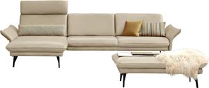 Himolla Ecksofa 1928, (Sofa mit oder ohne Hocker auswählen), ohne Hocker, Füße anthrazit