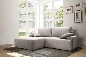 Exxpo - Sofa Fashion Ecksofa, mit Federkern, inklusive Bettfunktion und Bettkasten in verschiedenen Cord-Farben